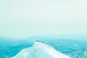 【みなかみ町賞】『Colorful summit of Mt.Tanigawa』 金井 洋子さん　2017年3月12日 谷川岳頂上