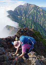 『遙か五竜岳』 佐藤 孝也さん　2016年7月24日 長野県北アルプス後立山連峰