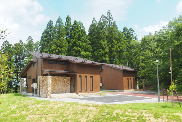 コテージ2棟の外観