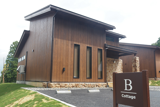 コテージBの外観