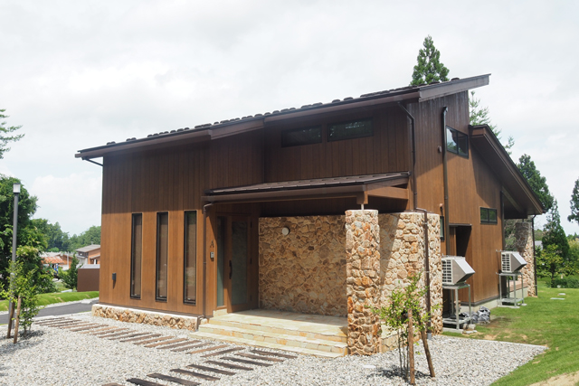 コテージの外観