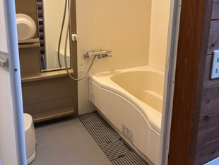 ロッジバス有り棟の浴室写真。