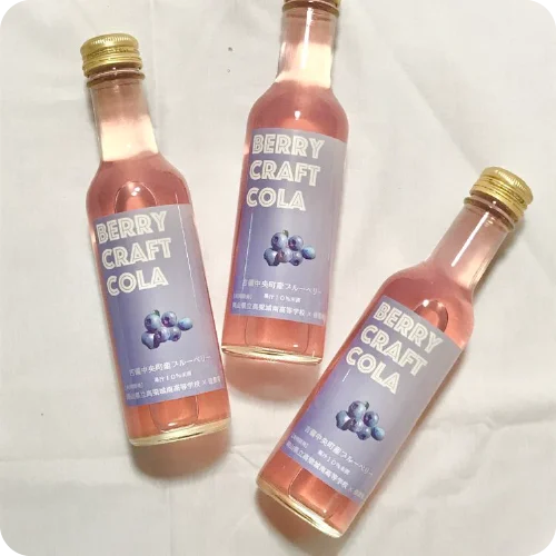 色鮮やか！ すっきり爽やかブルーベリークラフトコーラ 3本セット（炭酸飲料）