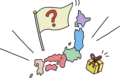 日本地図の絵