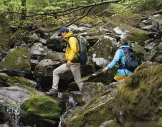 安全登山の要は登山靴のグリップ力 トレールグリッパー モンベル