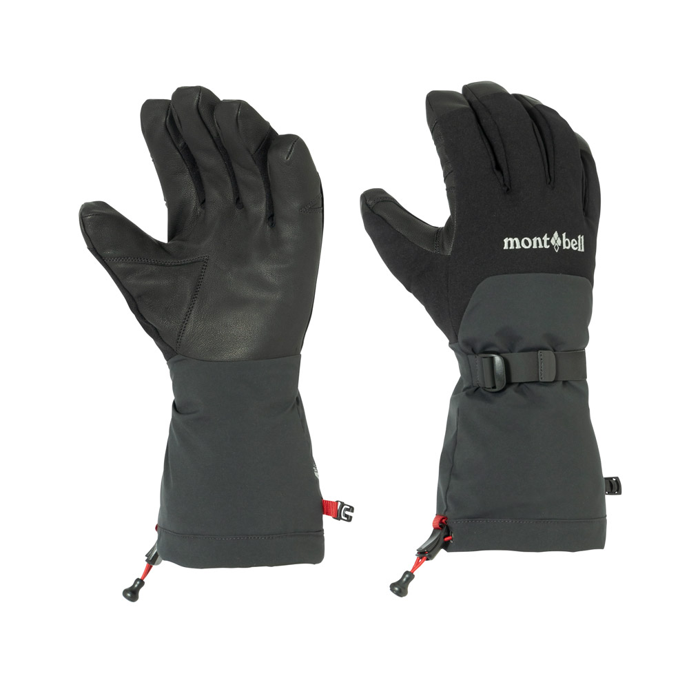 ほぼ新品　モンベル　アルパイングローブ　ゴアテックス　雪山　手袋　5本指　黒　Ｍ アルパイングローブ Men's｜モンベル