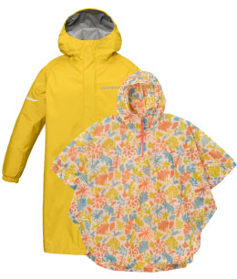 パックラップ レインコート Kid'sとトレッキング レインポンチョ Kid's