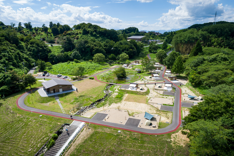 さくら湖キャンプサイトの外観